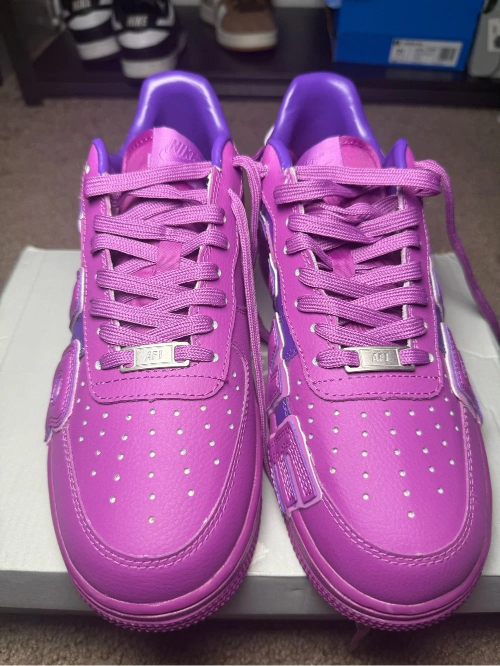 Nike Women’s Sneakers in Bright Pink and Purple
